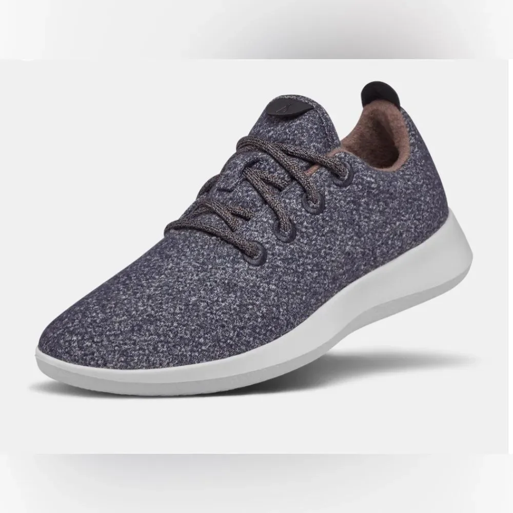 Allbirds Women's Wool Runners Mizzles Charcoal Grey Machine Washable Sneakers 9